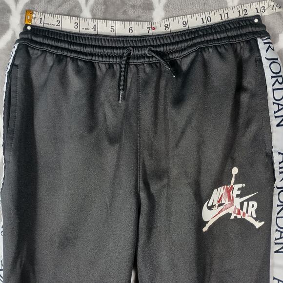 Nike Air Jordan Jumpman Track Pants Boys Large 12-13Y Black Athletic Joggers - Picture 4 of 6